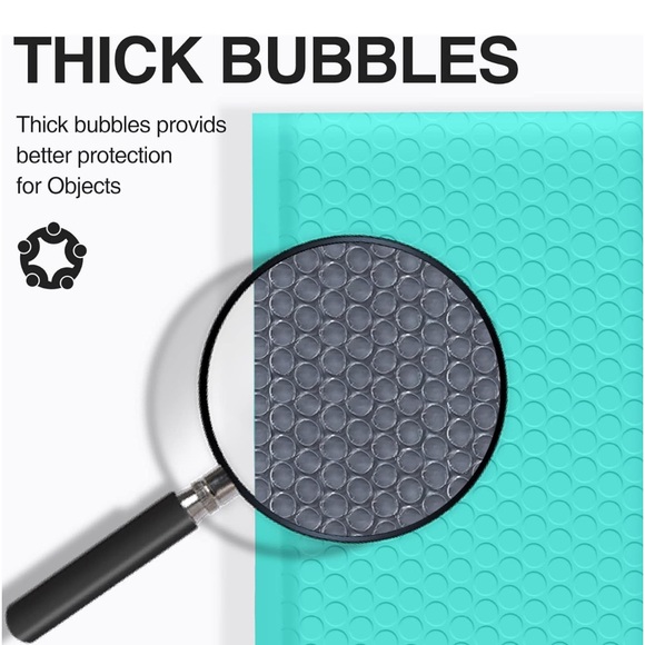 NEW!💙10 pack Bubble Envelope 6 x 9 inch- Teal Blue - Picture 5 of 7